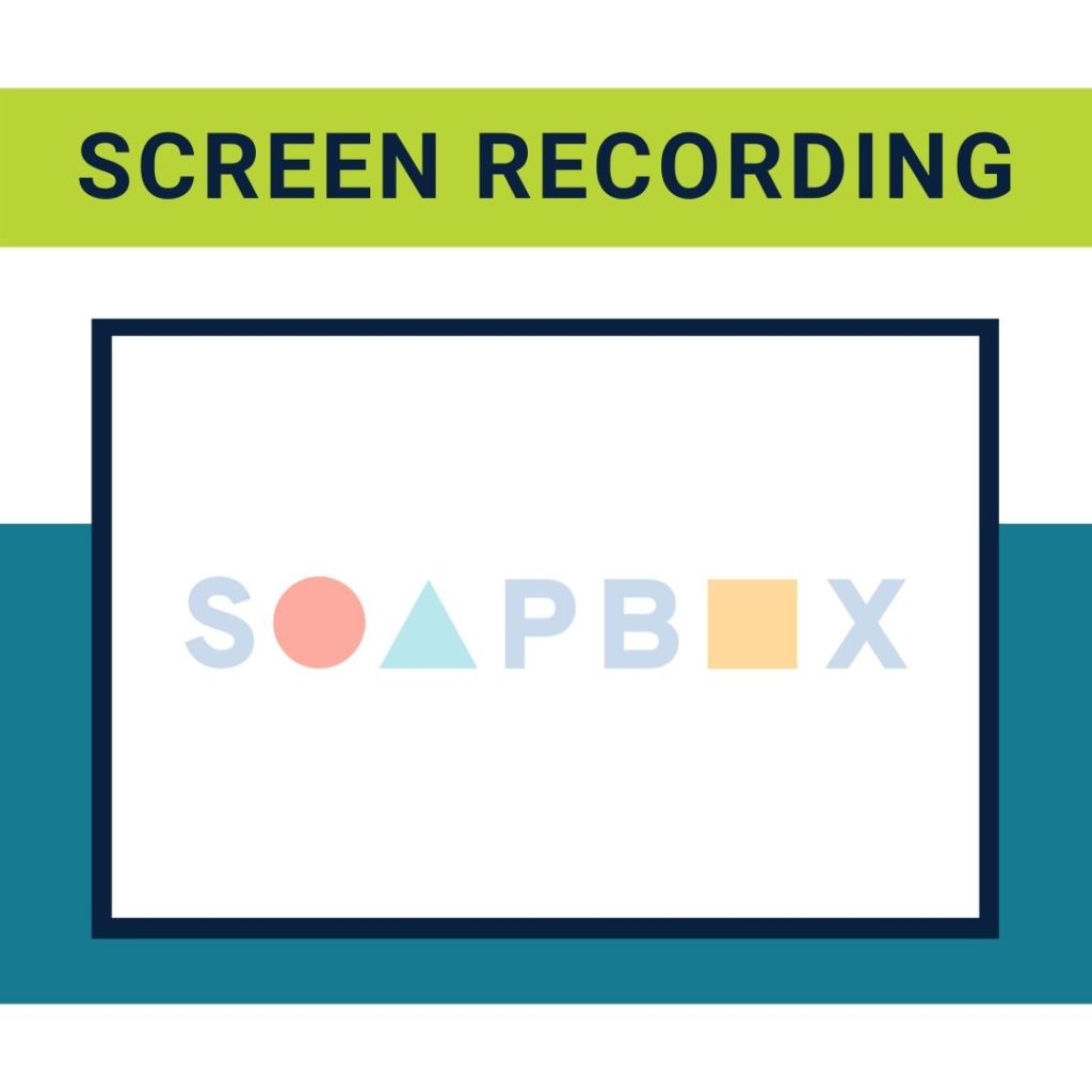 With Soapbox, all you need to create a great video is our Chrome extension, a webcam, and something to say! Hit record, and then edit to share your webcam, your screen, or a split-screen view.