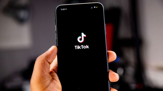 TikTok app on phone