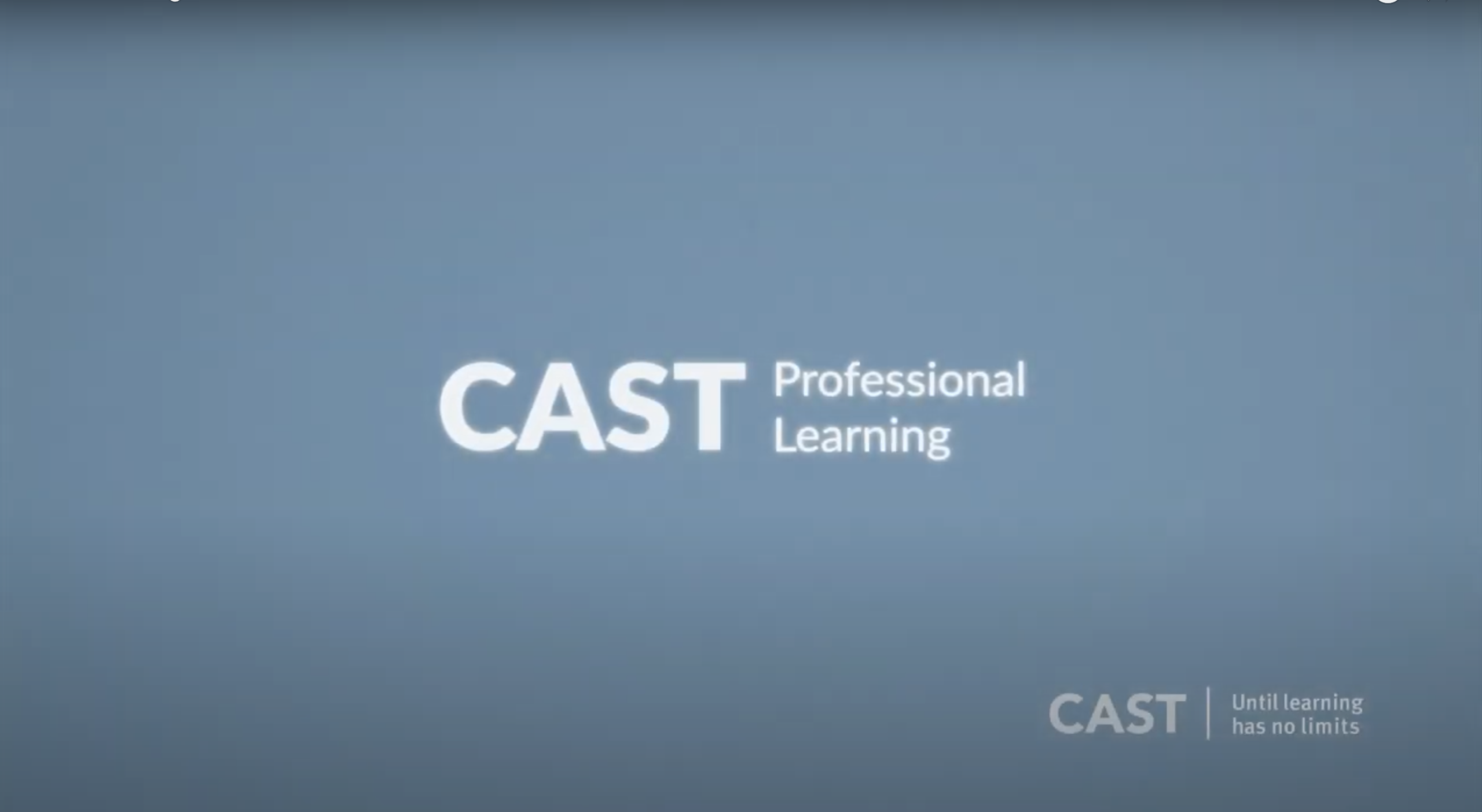 CAST - Professional Learning