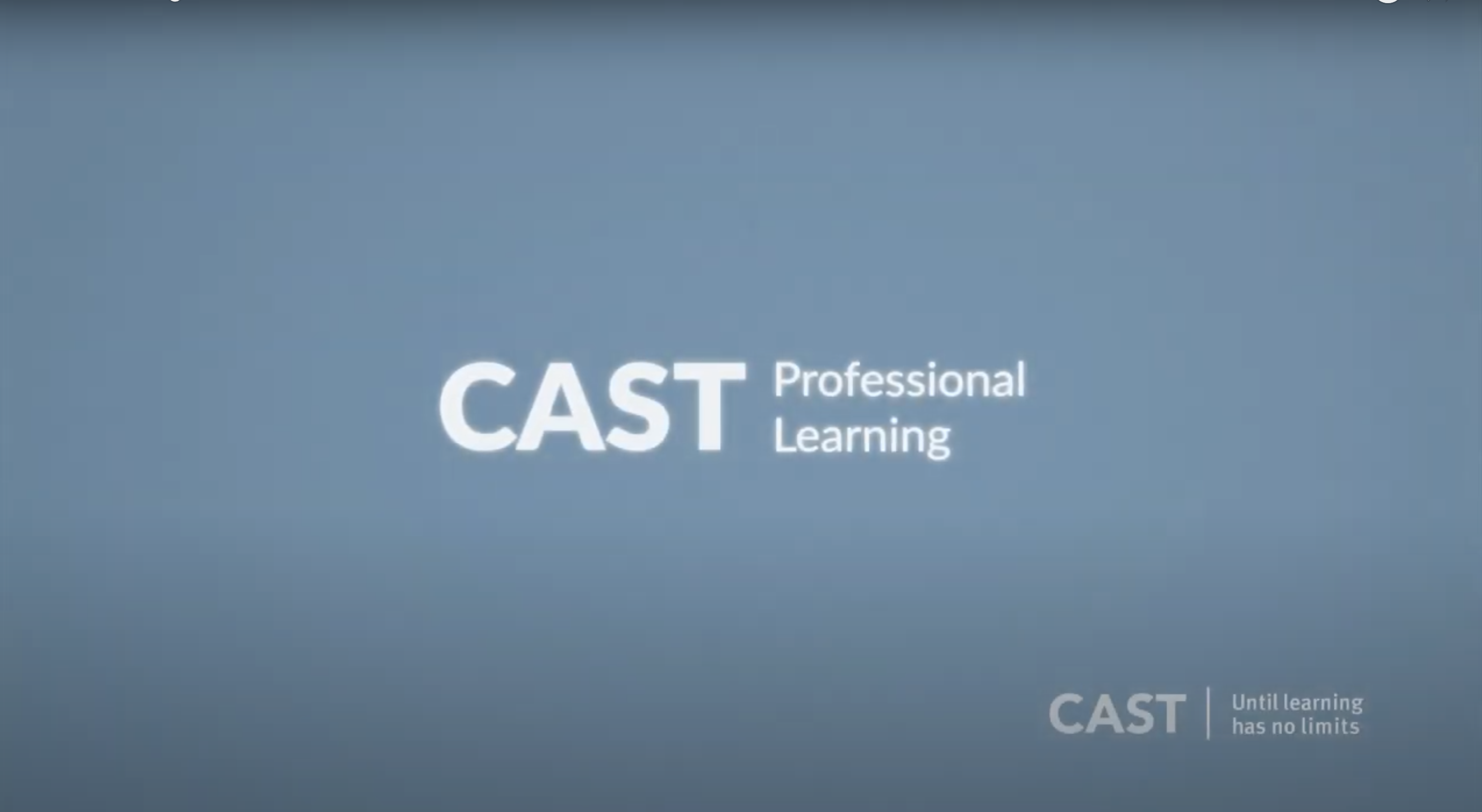 CAST - Professional Learning