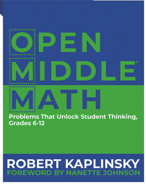 Open Middle Math book cover