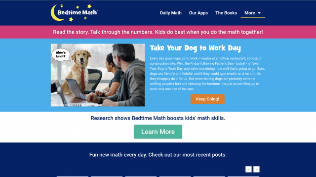 Bedtime Math - Cabin Fever Math