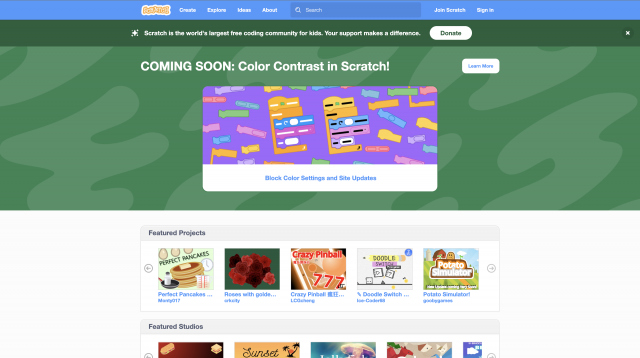 Coming Soon: Color Contrast in Scratch