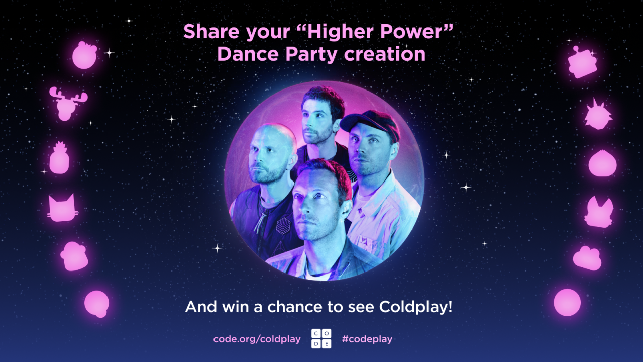 coldplay graphic
