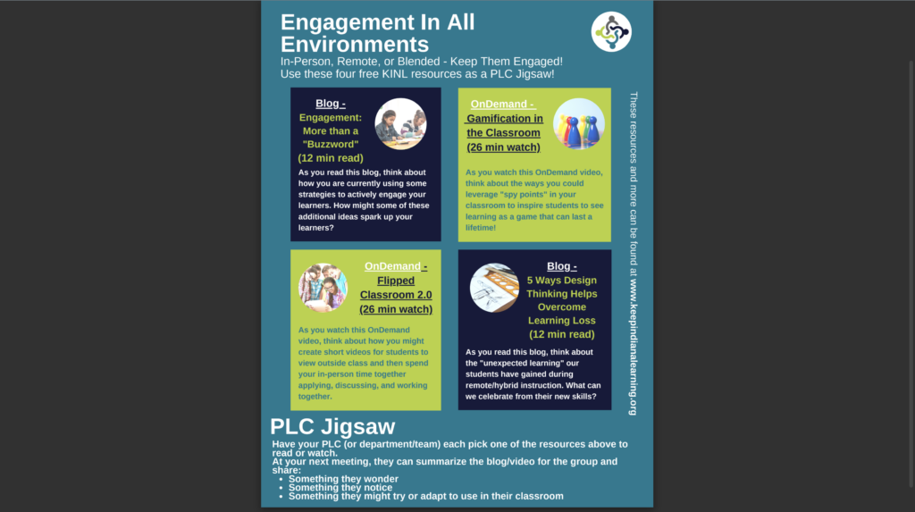 Engagement in All Environments