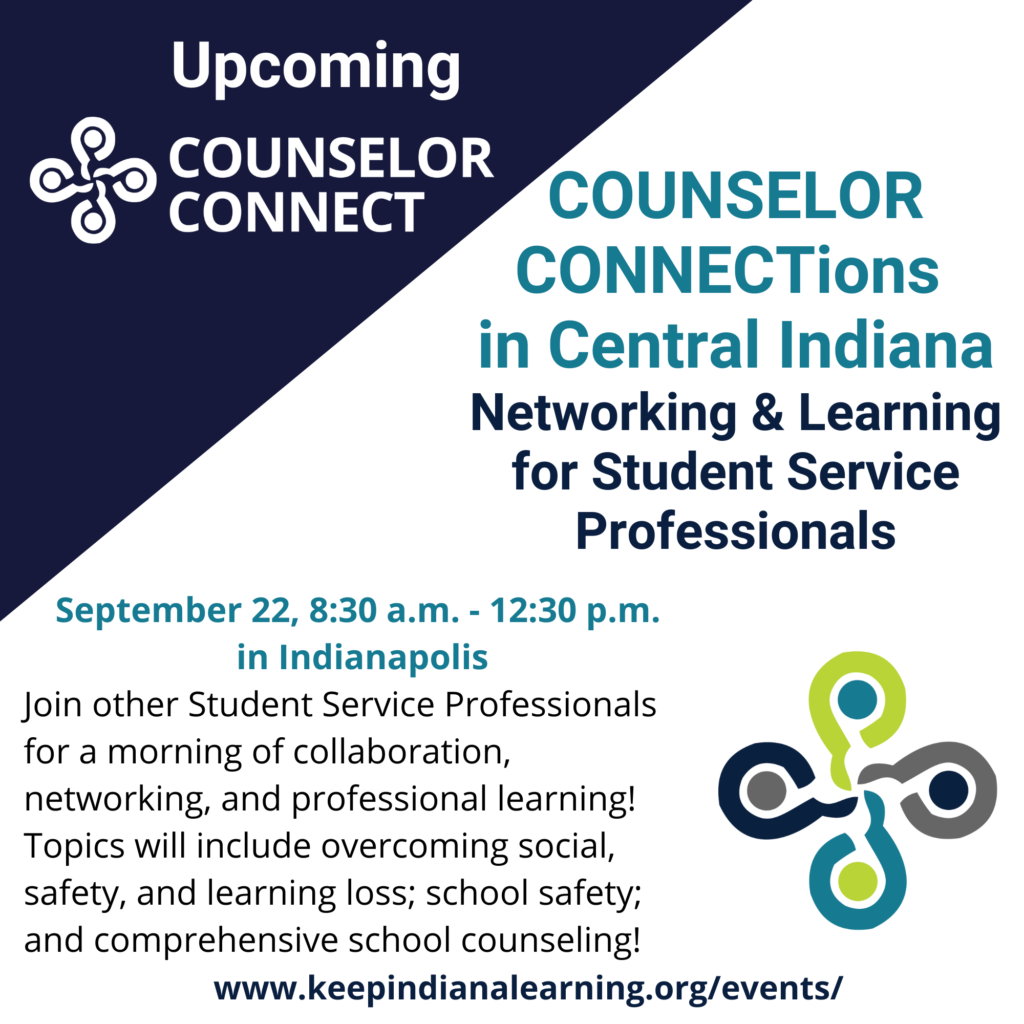 During our time together, we will explore how to overcome social, safety, and learning loss; learn some quick tips for school safety and comprehensive counseling; and be introduced to Indiana’s new Carrying the Torch!