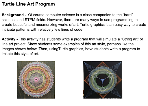 Turtle Line Art Program Infographic.