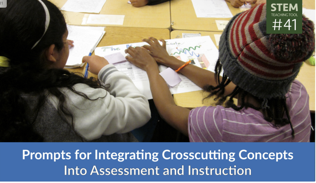 Prompts for Integrating Cross Cutting Concepts