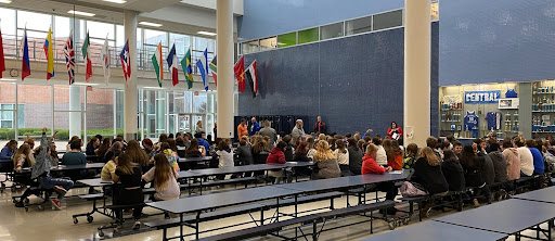 Students at Central Middle School