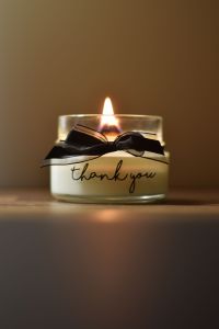 Thank You Candle