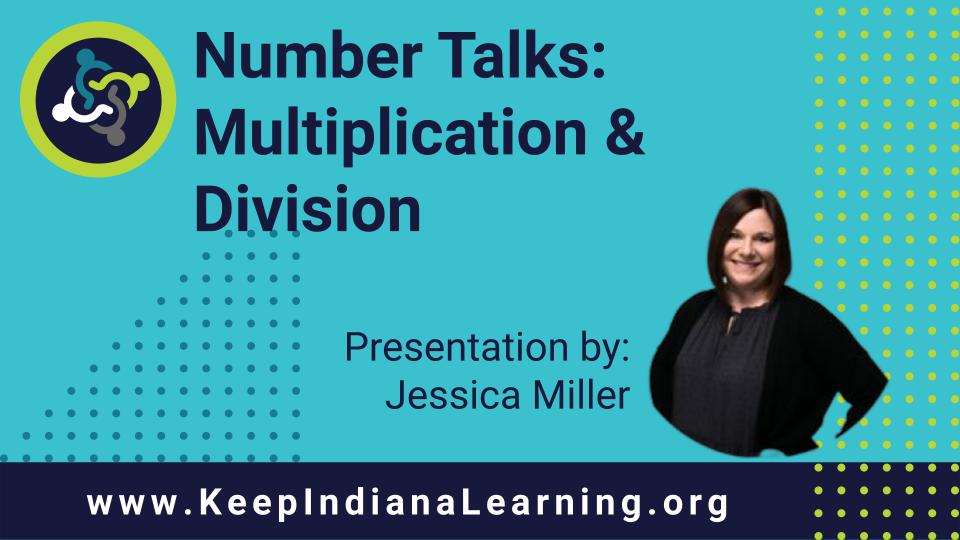 Number Talks - Multiplication & Division