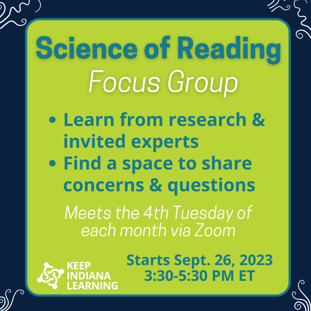 Science of Reading Focus Groups