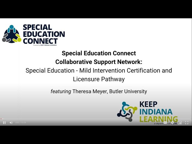 Special Education - Mild Intervention Certification & Licensure Pathway (Feb. 2023)