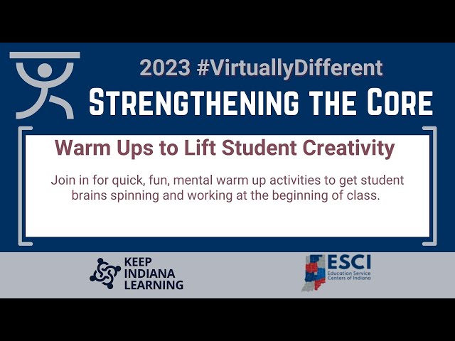 Warm Ups to Lift Student Creativity