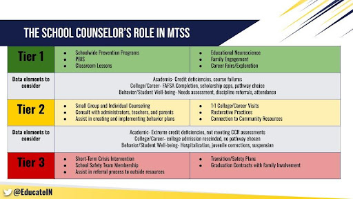 School Counselor's Role in MTSS