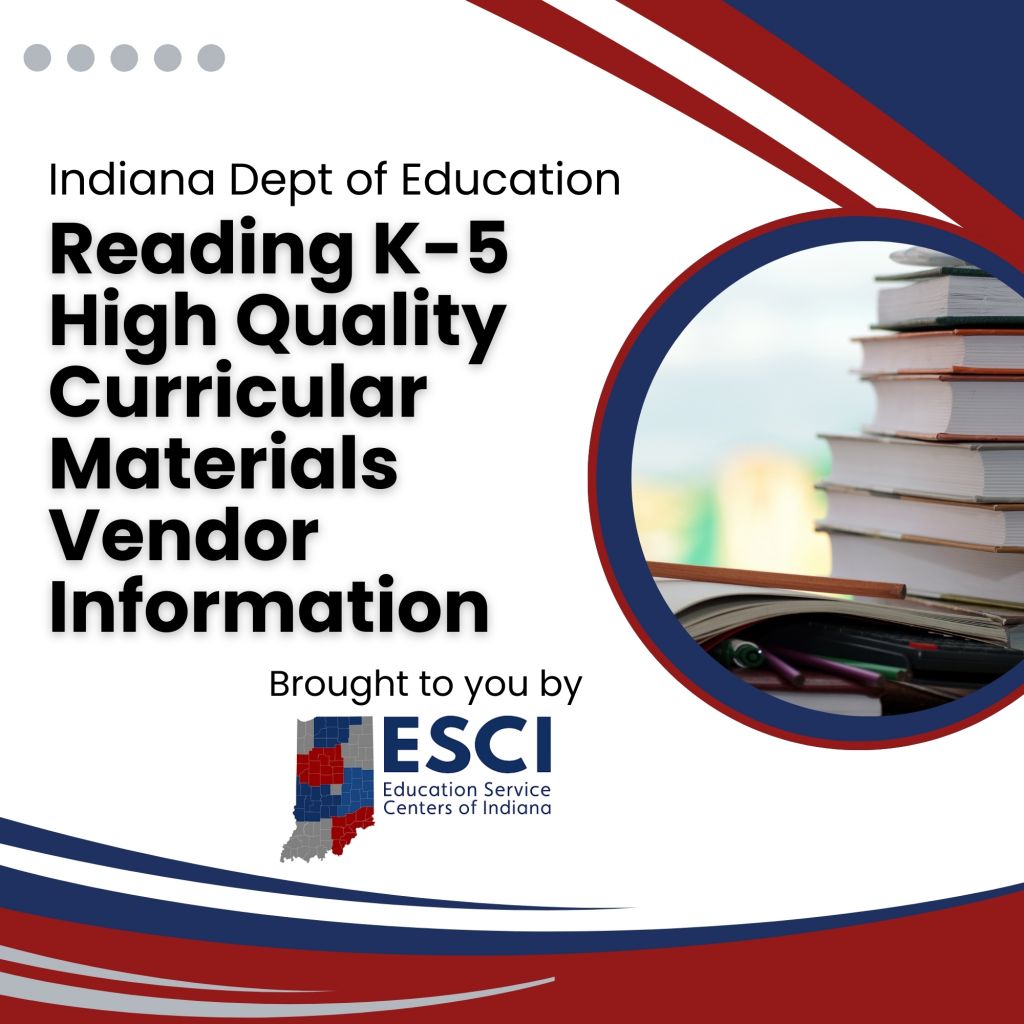 Reading K-5 High Quality Curricular Materials Vendor Information