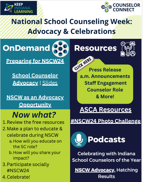 National School Counseling Week:  Advocacy & Celebrations