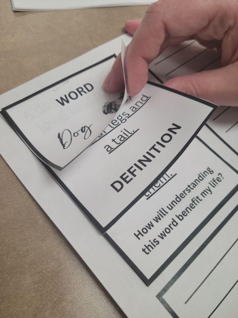 Vocabulary assignments typically aren’t a favorite of students, but educators know there is value. CTE Teacher Ashley Johnson tried a few new approaches which are meeting with student approval!