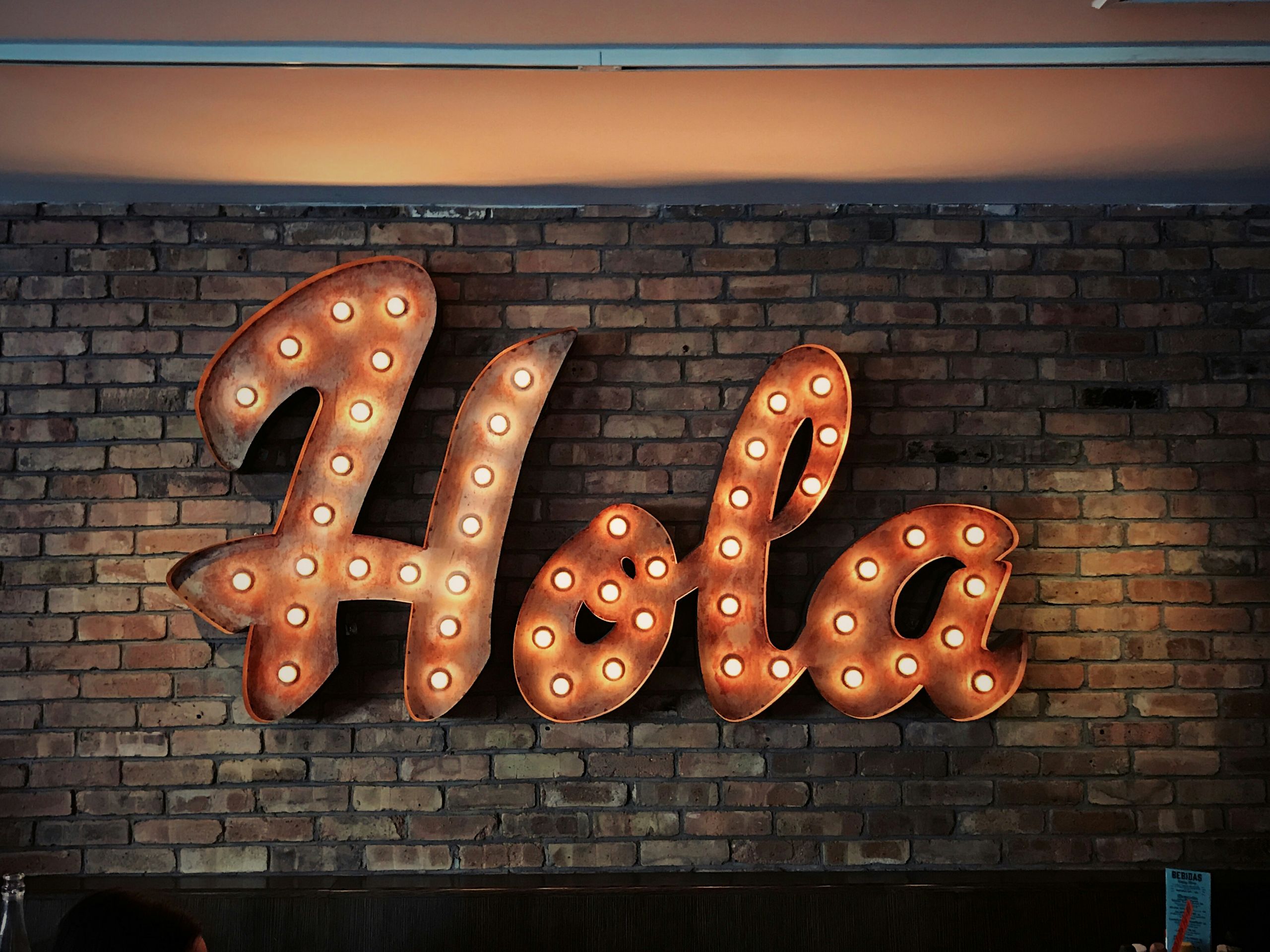 Hola - Wall Sign