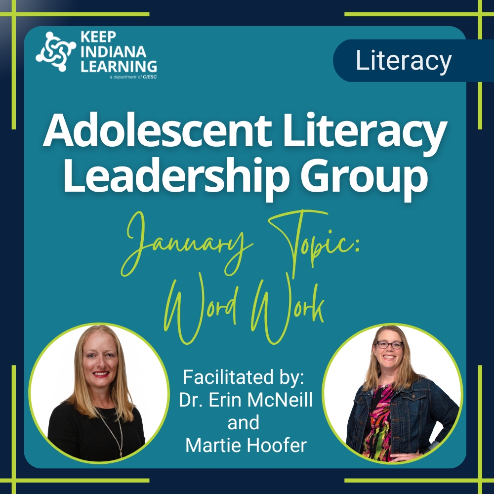 Adolescent Literacy Leadership Group - January