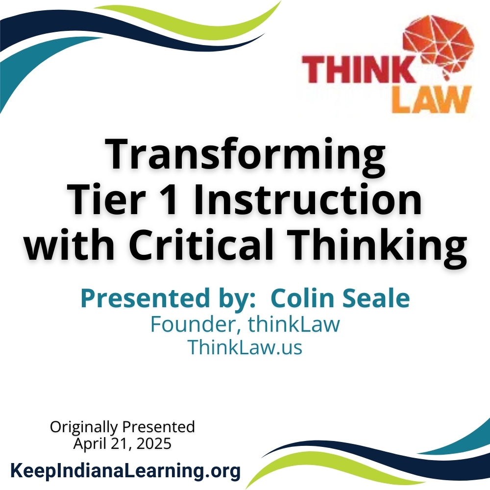 Transforming Tier 1 Instruction with Critical Thinking