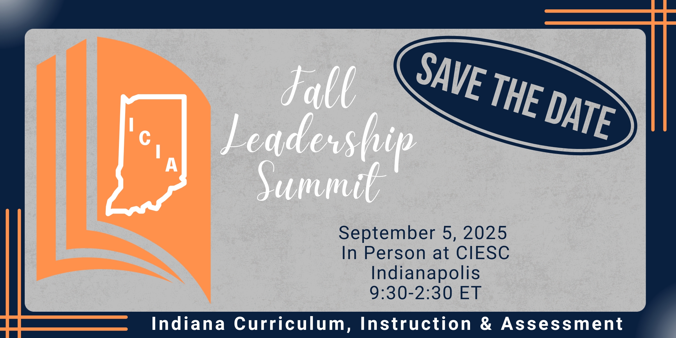 ICIA Fall Leadership Summit Sept. 5, 2025 ICIA Fall Leadership Summit Sept. 5, 2025