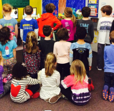 Students posing for a picture.
