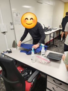 Students in the classroom.