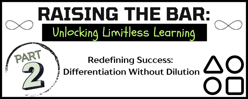 Raising the Bar: Header Image Graphic