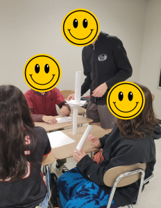 Students in the classroom.