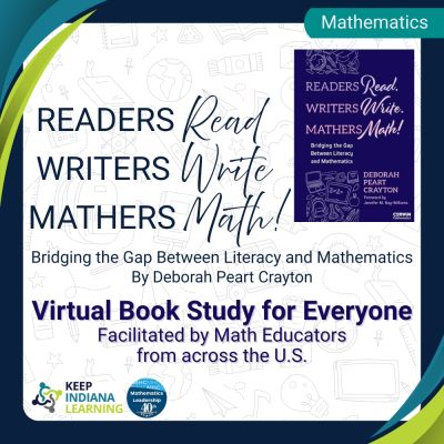 Readers Read, Writers Write, Mathers Math Virtual Book Study