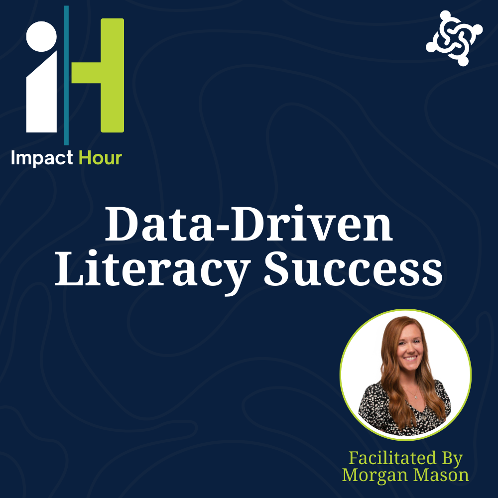 graphic stating title of the workshop: data-driven literacy success