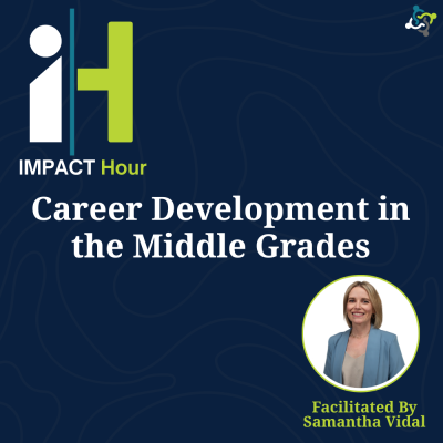 graphic stating title of the workshop: career development in the middle grades