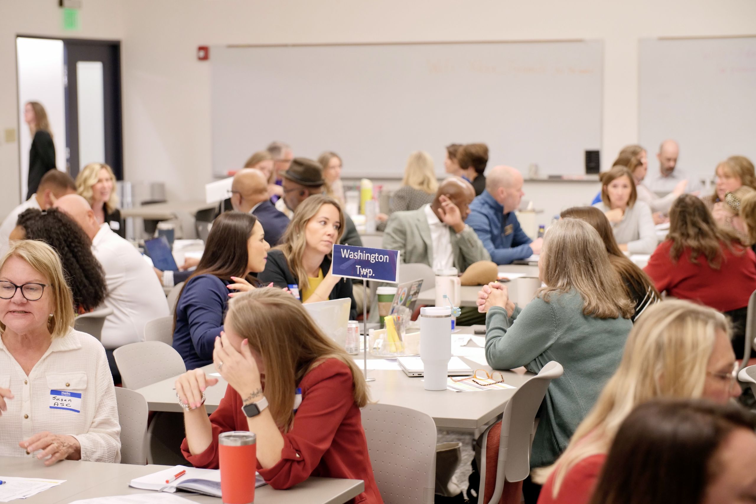 Educators working together