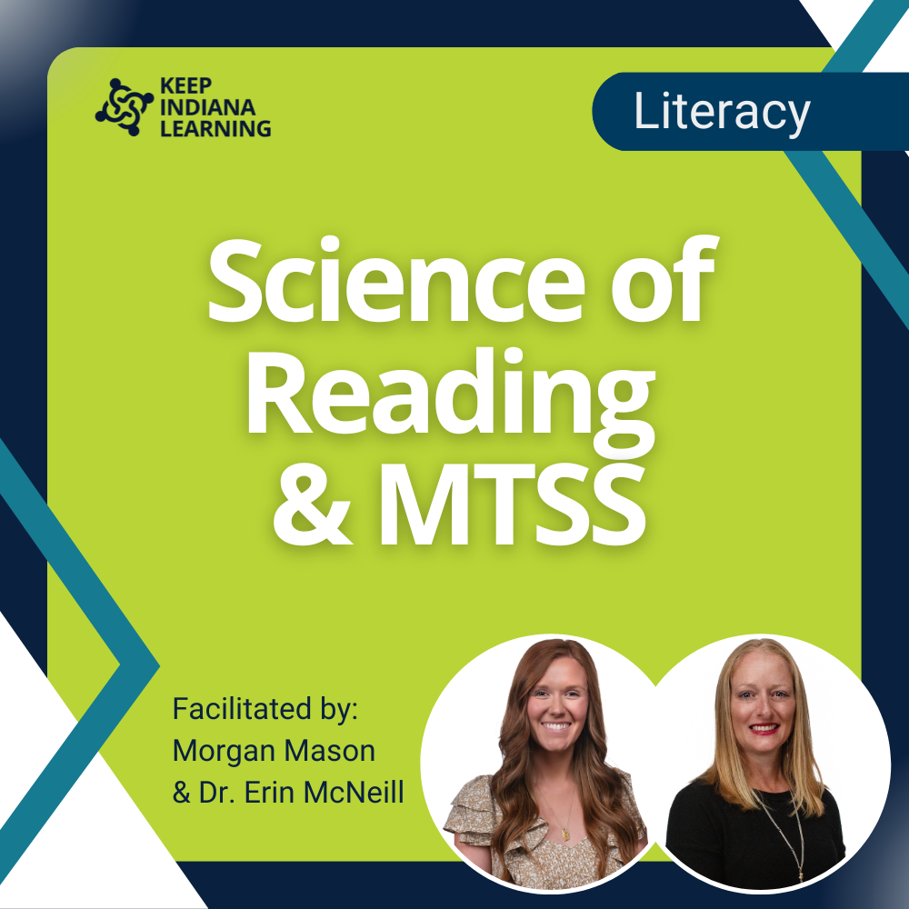 graphic stating the title of the workshop: Science of Reading & MTSS