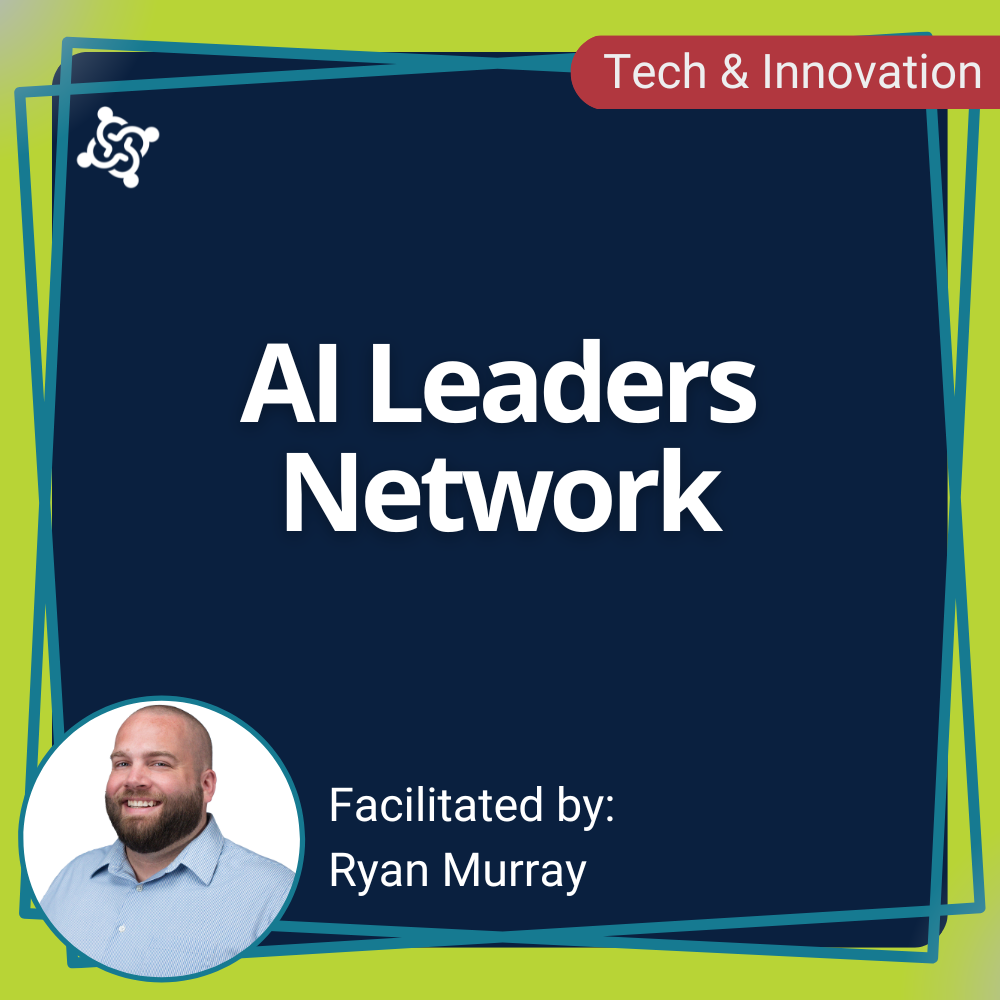 graphic stating the title of the workshop: AI Leaders Network