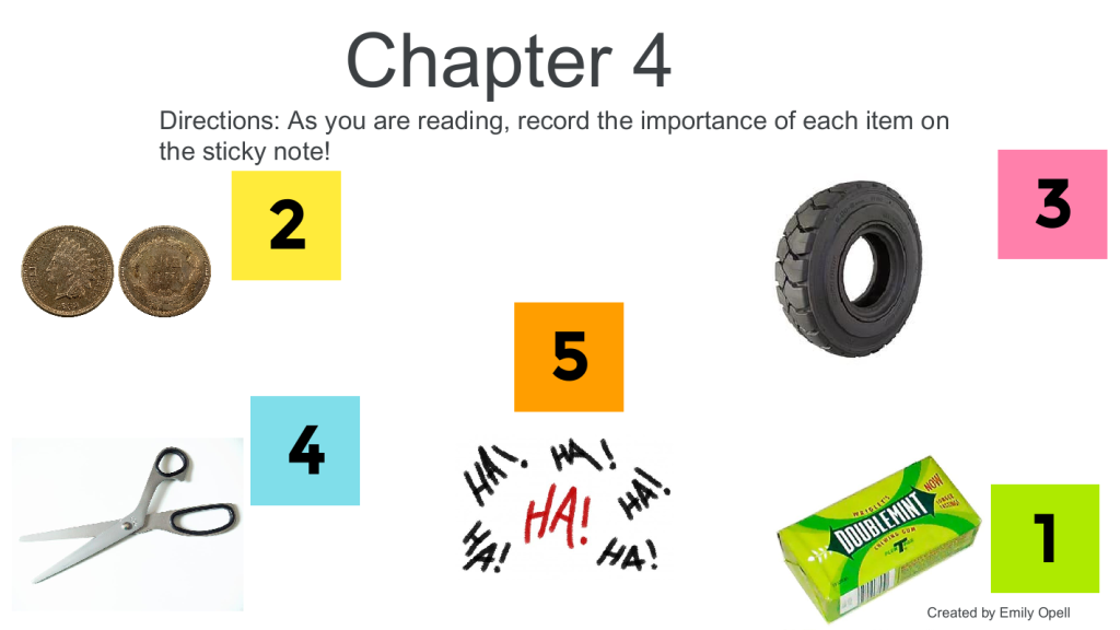 A graphic showing clipart of scissors, coins, a tire